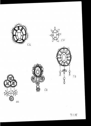 Cathrin Gressieker_brooch sketches