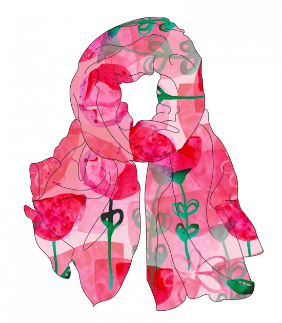 Cathrin-Gressieker_mocck-up_scarf_yupo-poppies